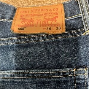 508 Levi's tapered blue jeans